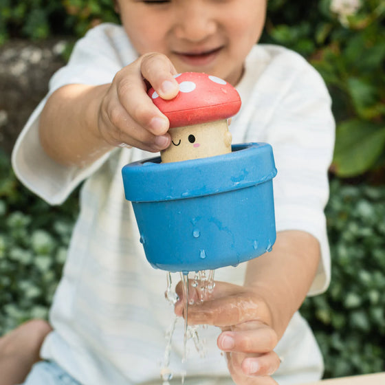 Jouet de bain champignon pop-up Tiger Tribe – jeu d’eau bébé