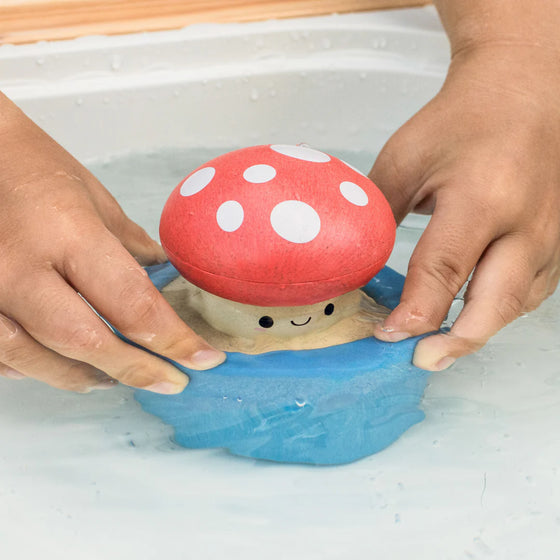 Jouet de bain champignon pop-up Tiger Tribe – jeu d’eau bébé