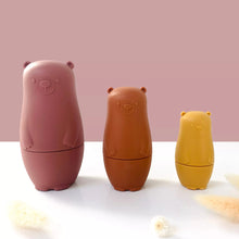  Jouet Montessori poupées russes en silicone rose pour bébé Les Petits Citrons.