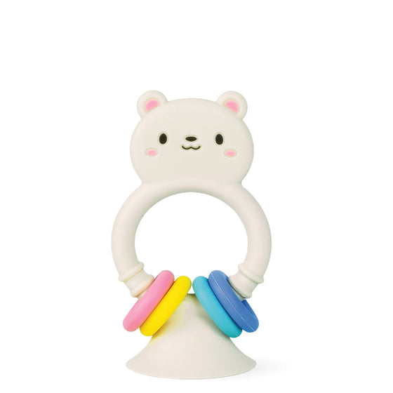 Jouet ventouse silicone ours Bear Tiger Tribe hochet bébé chaise haute