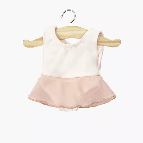 Justaucorps à volants Ludmila rose nude Minikane – tenue de danse poupée Gordis 34 cm