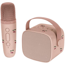  Micro karaoké et enceinte enfant Konges Slojd rose motif cerise
