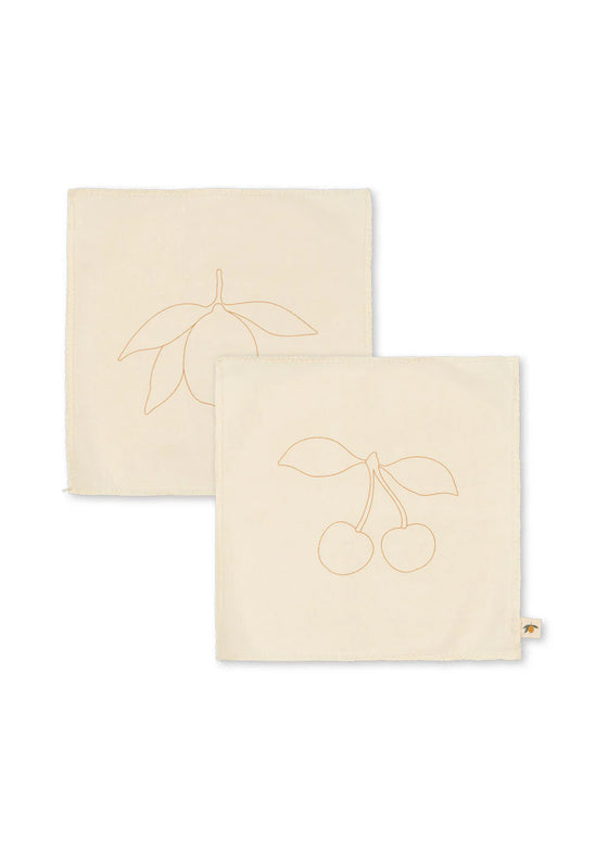 Kit de broderie enfant avec tambour et fils colorés Konges Slojd
