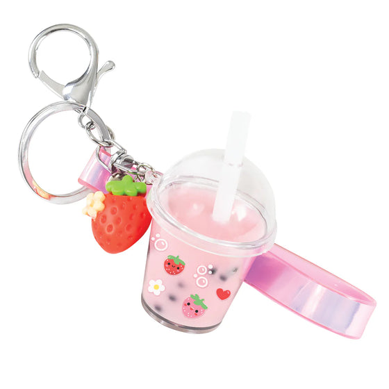 Kit breloque de sac Bubble Tea Fraise Tiger Tribe pour enfants – Ma Biche concept store