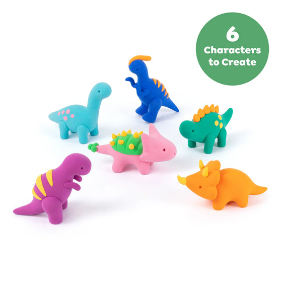 Kit de pâte à modeler enfants Claytopia Dino World Tiger Tribe – Ma Biche concept store