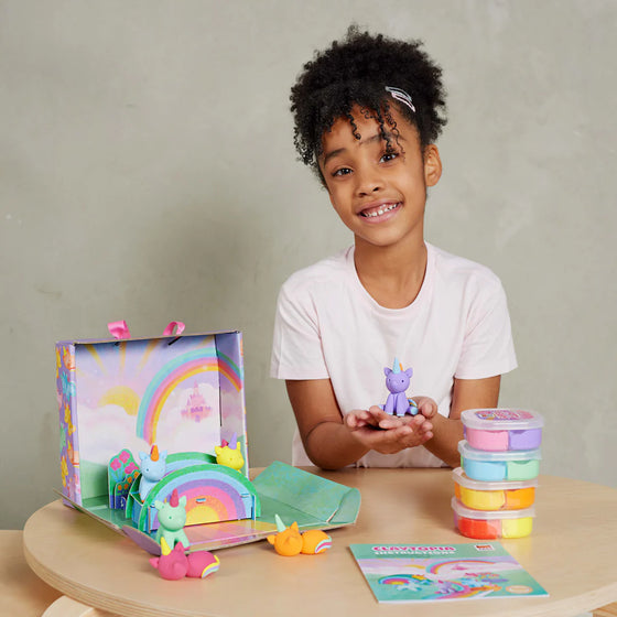 Kit créatif pâte auto-durcissante licorne Claytopia Tiger Tribe – Ma Biche concept store