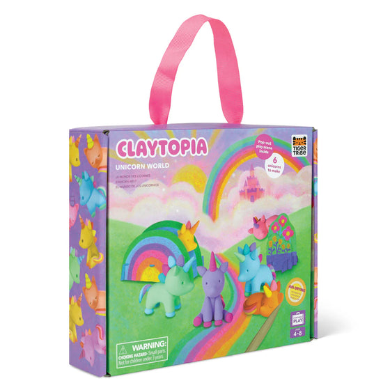 Kit créatif pâte auto-durcissante licorne Claytopia Tiger Tribe – Ma Biche concept store