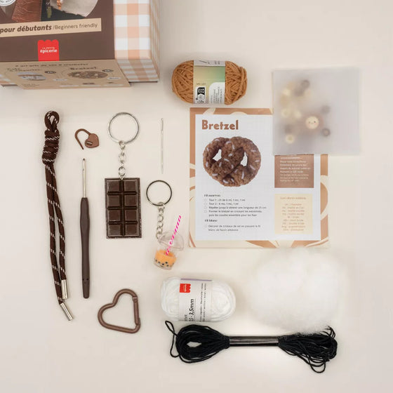 Kit crochet Coffee Time La Petite Épicerie – porte-clés gourmands DIY
