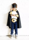 Kit de déguisement super héros noir, Ratatam.