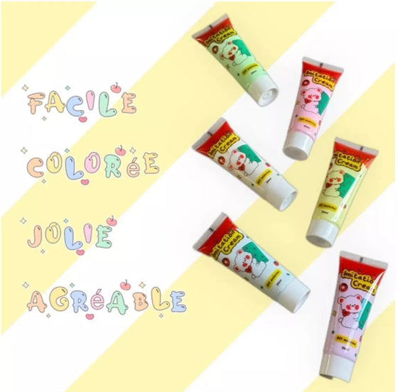 Kit DIY pour décorer tous supports avec crème chantilly et mini figurines kawaii – Maison Ayaka