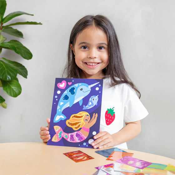 Kit créatif Foil Art Océan Magique Tiger Tribe pour enfants – Ma Biche concept store