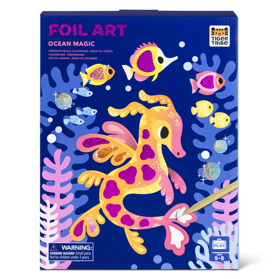 Kit créatif Foil Art Océan Magique Tiger Tribe pour enfants – Ma Biche concept store