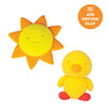 Kit créatif enfant avec pâte autodurcissante jaune et orange pour fabriquer un soleil – activité manuelle Tiger Tribe