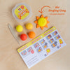 Kit créatif enfant avec pâte autodurcissante jaune et orange pour fabriquer un soleil – activité manuelle Tiger Tribe