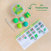 Kit pâte autodurcissante Jungle Tiger Tribe aux tons verts – activité créative enfant sans cuisson