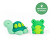 Kit pâte autodurcissante Jungle Tiger Tribe aux tons verts – activité créative enfant sans cuisson
