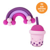 Kit pâte autodurcissante Twilight Tiger Tribe aux tons violets et roses – activité créative enfant sans cuisson