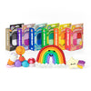 Kit pâte autodurcissante Twilight Tiger Tribe aux tons violets et roses – activité créative enfant sans cuisson