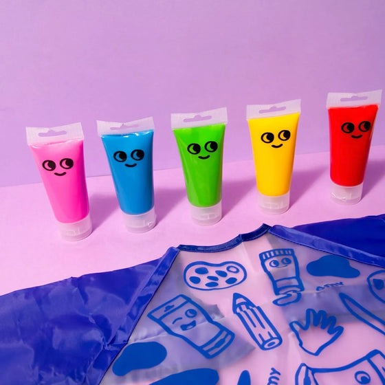 Kit OMY Little Finger Paint – Peinture à doigts pour bébé dès 18 mois