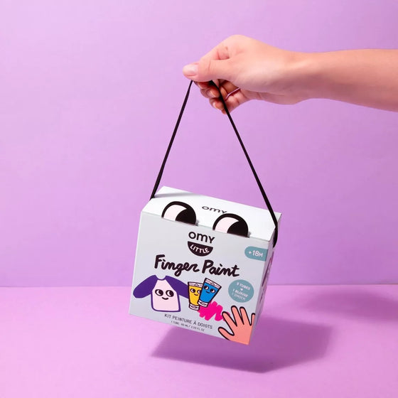 Kit OMY Little Finger Paint – Peinture à doigts pour bébé dès 18 mois