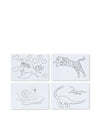 kit de peinture pour fenêtres enfants Konges Slojd avec paillettes