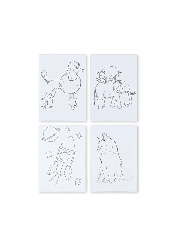 kit de peinture pour fenêtres enfants Konges Slojd avec paillettes