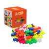 kit plus-plus big 100 pieces couleurs neon recharge jeu construction bebe