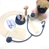 Kit vétérinaire en silicone pour enfant Petikids avec stéthoscope seringue et accessoires