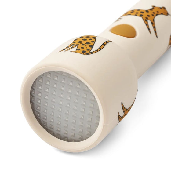 Lampe torche en silicone rechargeable Gry Leopard Sandy Liewood.