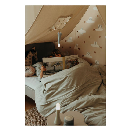 Lampe torche bleue multifonction Kidywolf – torche, veilleuse et lampe d’ambiance pour enfant