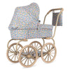 Landau jouet pour poupées Minnie motif fleuri bleu et rose – Konges Sløjd