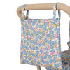 Landau jouet pour poupées Minnie motif fleuri bleu et rose – Konges Sløjd