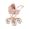 Landau poupée Rosie Rose Konges Slojd avec capote et panier de rangement