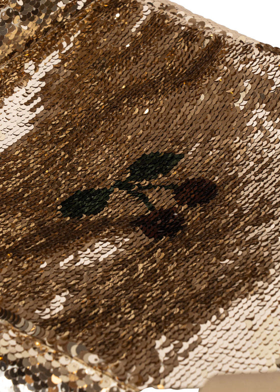 Landau pour poupée à sequins dorés – Konges Sløjd