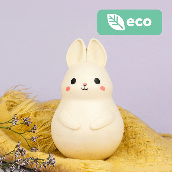 Jouet bébé lapin culbuto en plastique écologique – Tiger Tribe