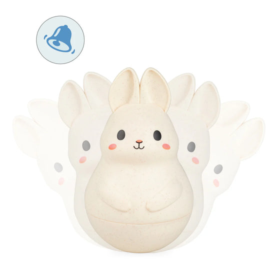 Jouet bébé lapin culbuto en plastique écologique – Tiger Tribe