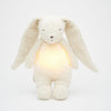 Peluche lapin vintage blanc polaire Moonie.