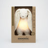 Peluche lapin vintage blanc polaire Moonie.