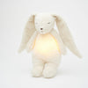 Peluche lapin vintage blanc polaire Moonie.