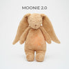 Moonie 2.0 lapin vintage cappuccino – peluche veilleuse bruit blanc pour bébé
