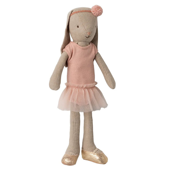 Peluche lapine Maileg taille 2 en body rose avec tutu en tulle – jouet doudou élégant pour enfants, concept store famille