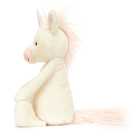 peluche licorne originale bashful Jellycat. 