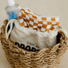 Lot de 4 lingettes - Damier - Atelier Wagram