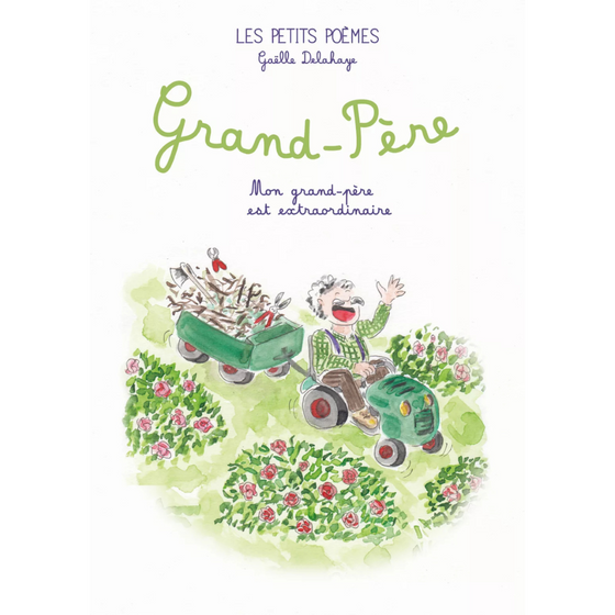 Livre Grand-Père Les Petits Poèmes - livre tendre pour enfants et familles, cadeau pour grand-père