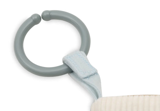 Livre d’activités bébé en tissu velours côtelé écru avec motif voiture – jouet d’éveil sensoriel à accrocher Jollein