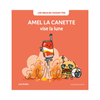 Livre enfant Amel la Canette vise la lune Julie Bullier La Poule qui Pond couverture illustrée orange