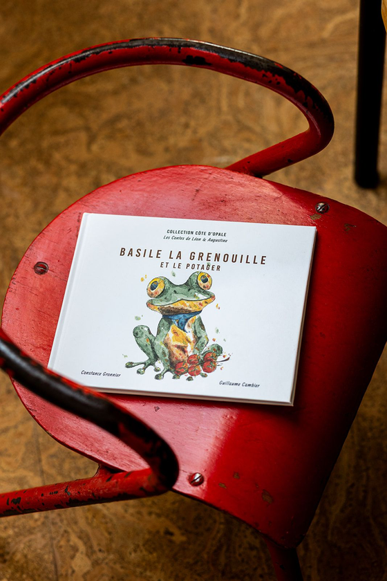 Livre pour enfants Basile la grenouille et le potager – Les Contes de Léon et Augustine