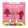 Livre enfant Charlotte la Fraise va à la ferme Julie Bullier La Poule qui Pond couverture illustrée rose