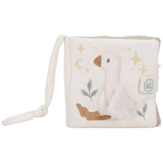 Livre d’activités poussette bébé Little Dutch collection Newborn avec oie et textures sensorielles