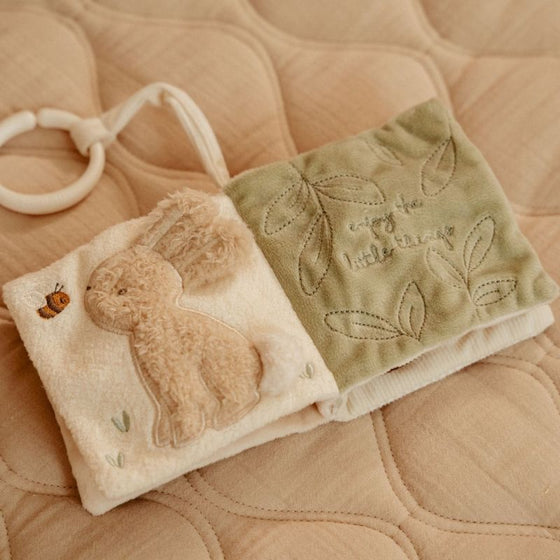 Livre d’activités poussette bébé Little Dutch collection Newborn avec oie et textures sensorielles